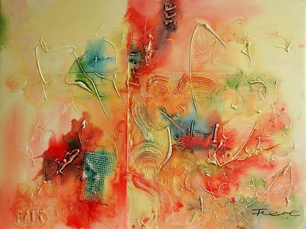 Abstract Color oil painting